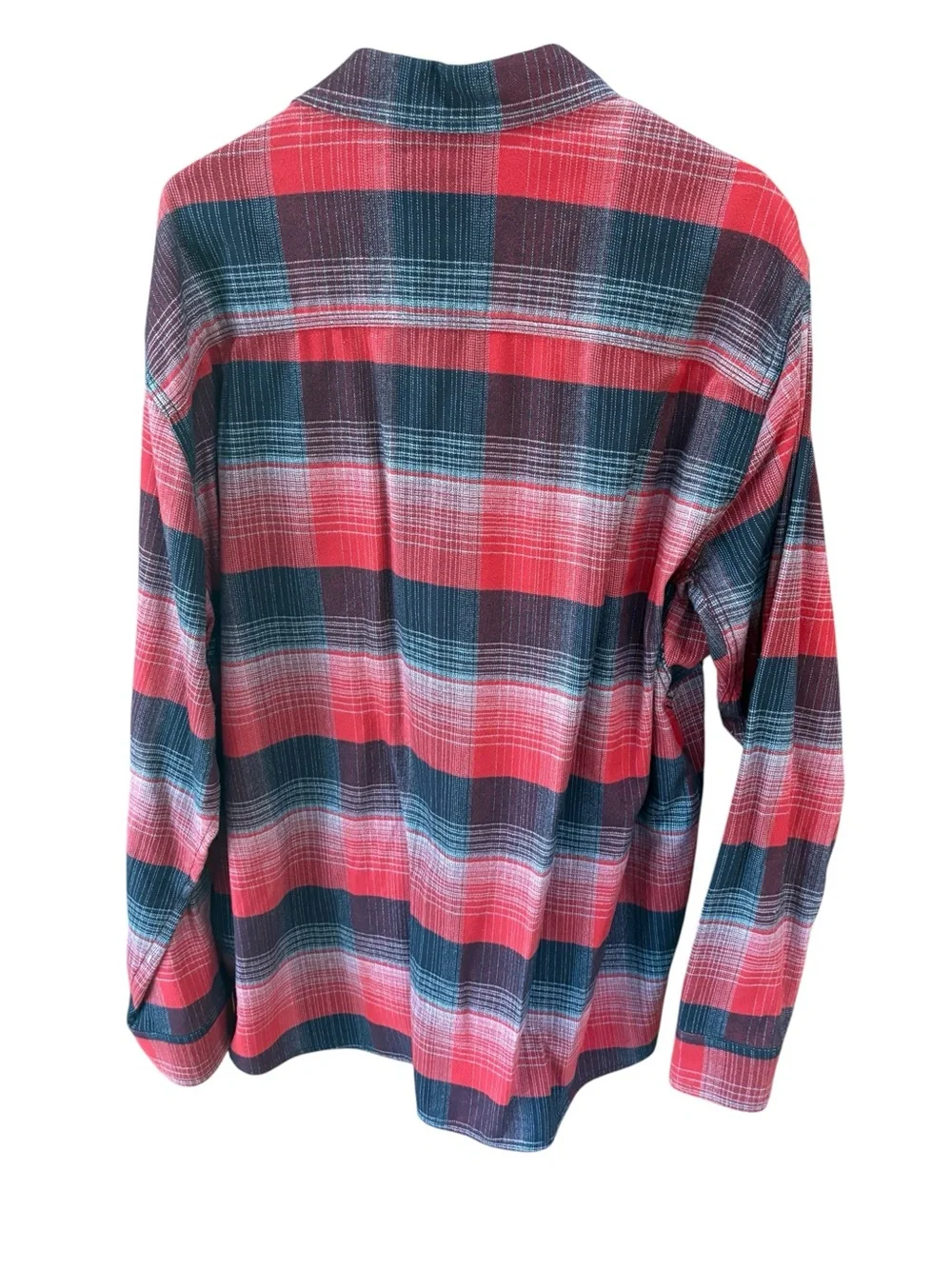The North Face Flannel Heavyweight Red Black Plaid 100% Cotton Shirt Size XL
